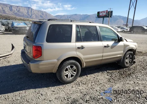 2005 Honda Pilot Exl z USA, uszkodzony, nr VIN 5FNYF18585B041850
